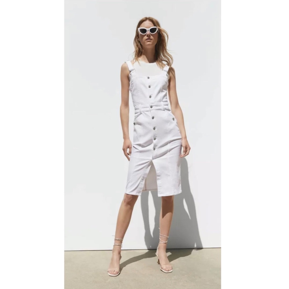 SOLD SOLD SOLD on Depop ZARA  white overall denim